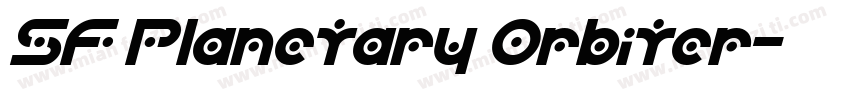 SF Planetary Orbiter字体转换